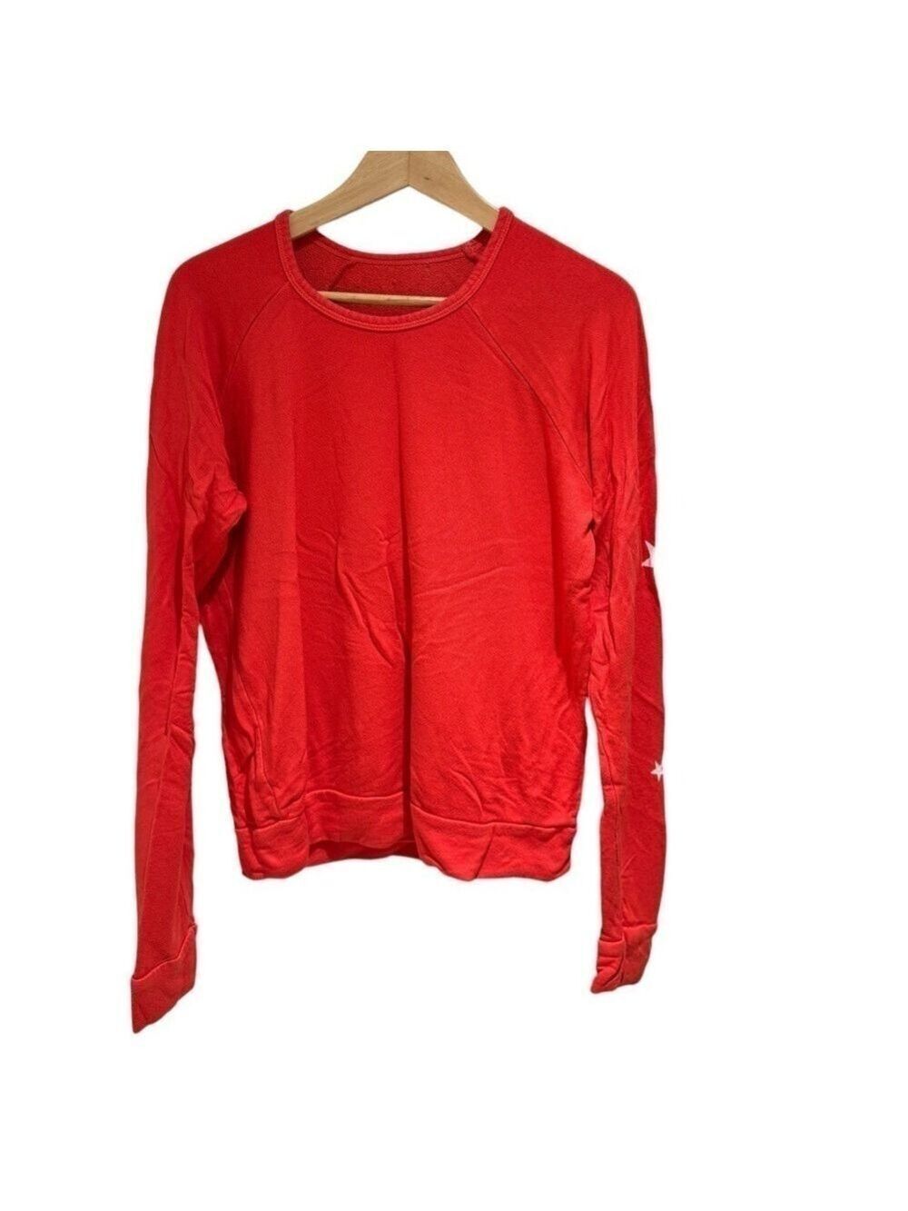 SUNDRY super soft baggy red sweatshirt - size 1 (small)